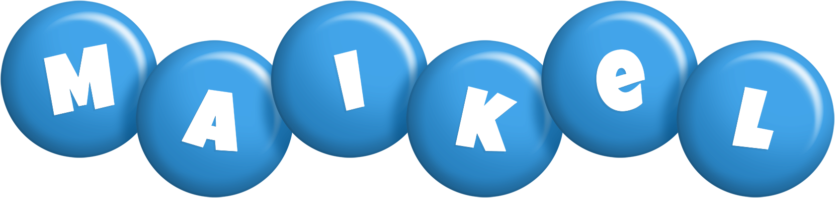 Maikel candy-blue logo