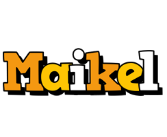 Maikel cartoon logo