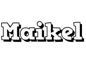 Maikel snowing logo