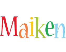 Maiken birthday logo