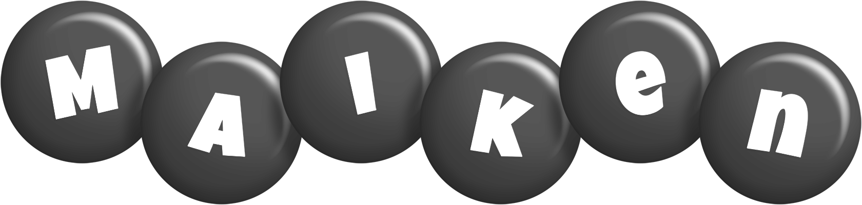 Maiken candy-black logo