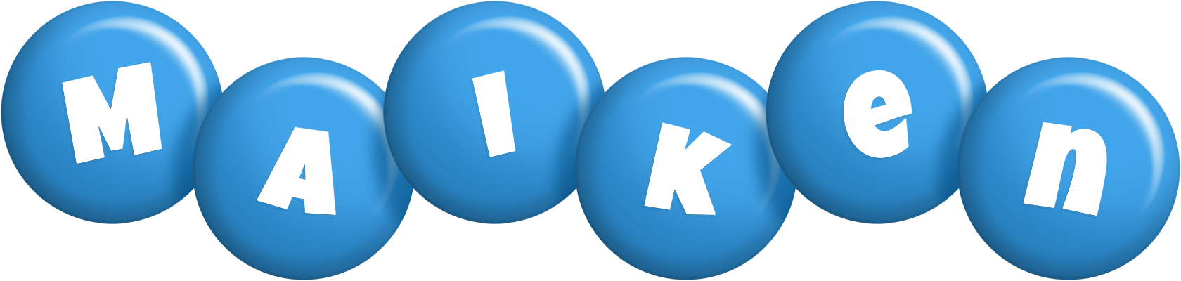 Maiken candy-blue logo