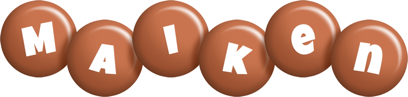 Maiken candy-brown logo