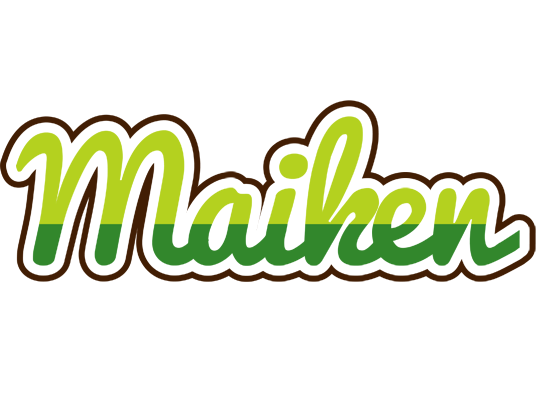 Maiken golfing logo