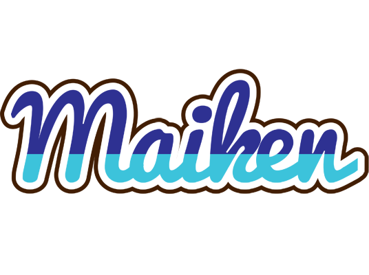 Maiken raining logo