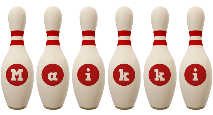 Maikki bowling-pin logo