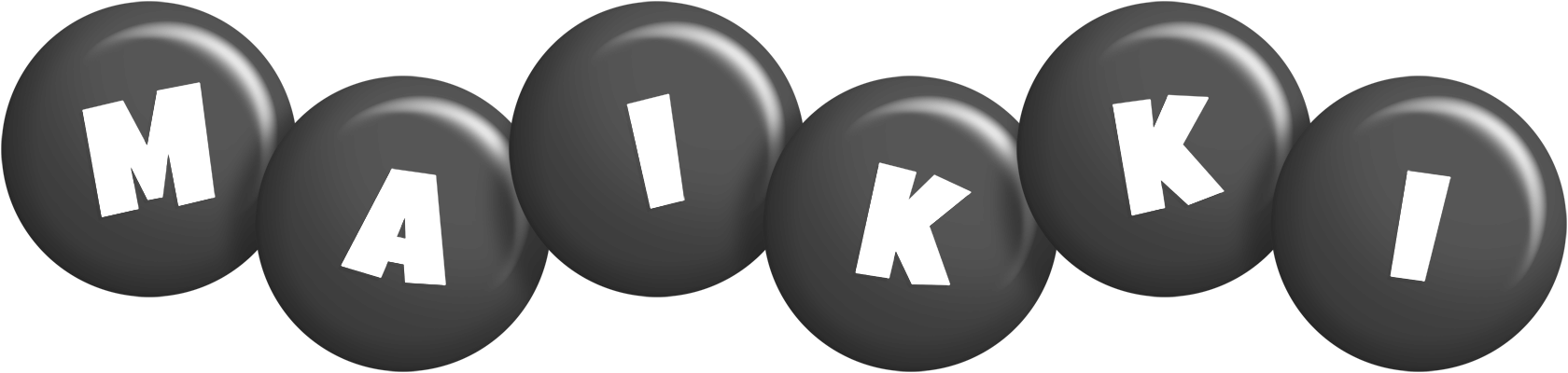 Maikki candy-black logo