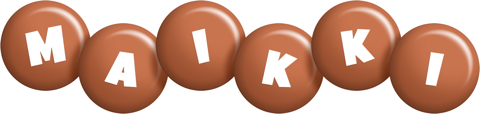 Maikki candy-brown logo