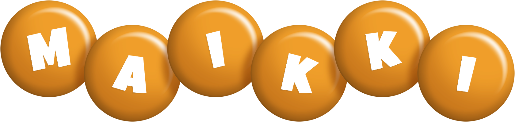 Maikki candy-orange logo