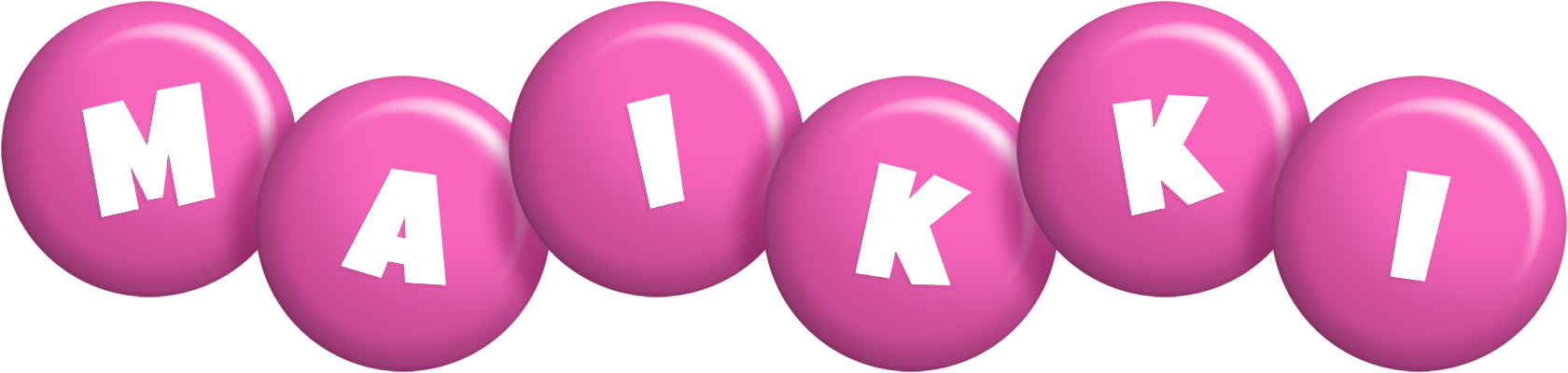 Maikki candy-pink logo
