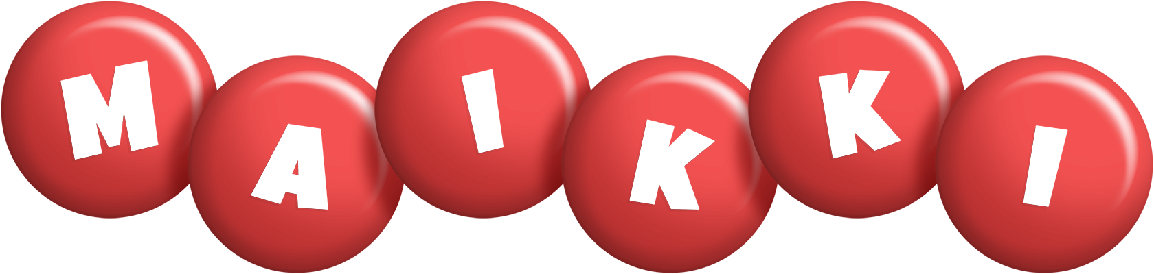 Maikki candy-red logo