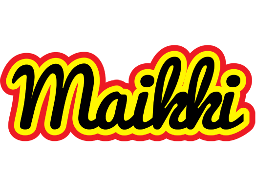 Maikki flaming logo