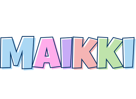 Maikki pastel logo