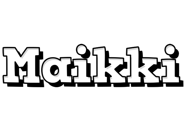 Maikki snowing logo