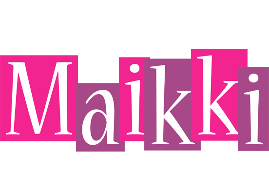 Maikki whine logo