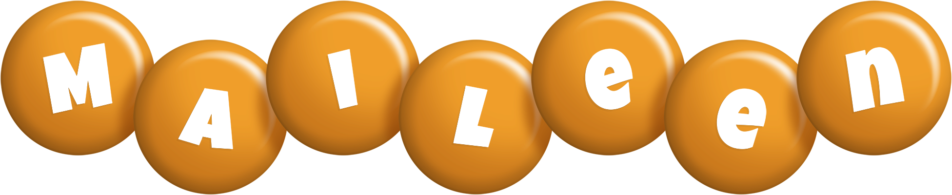 Maileen candy-orange logo