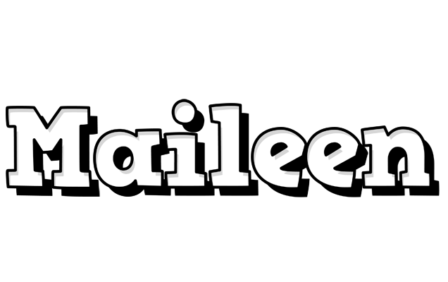 Maileen snowing logo