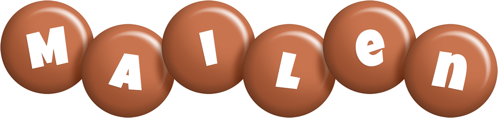 Mailen candy-brown logo