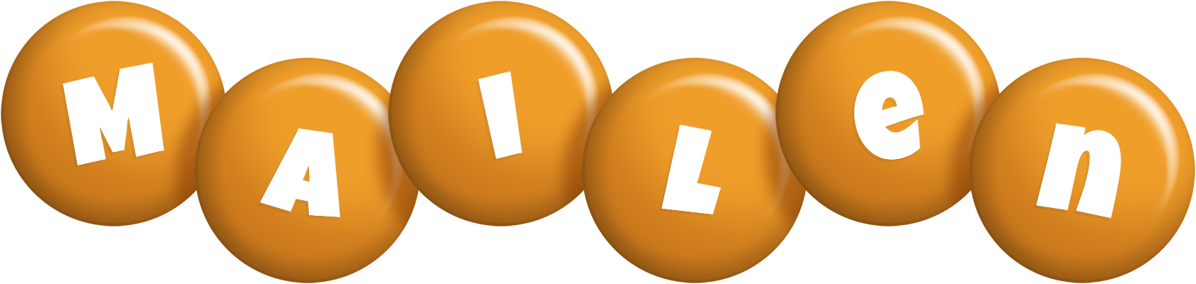 Mailen candy-orange logo