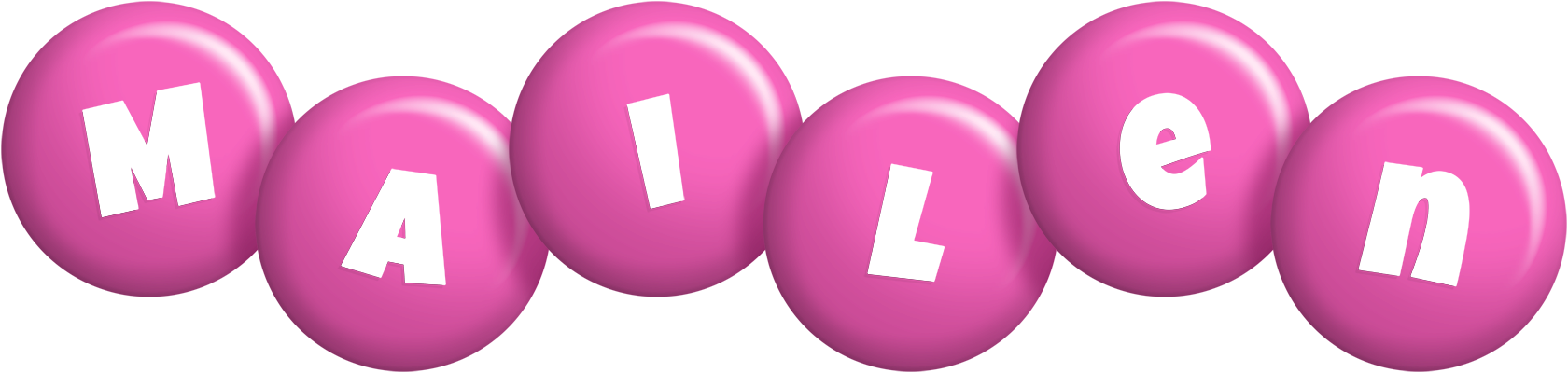 Mailen candy-pink logo