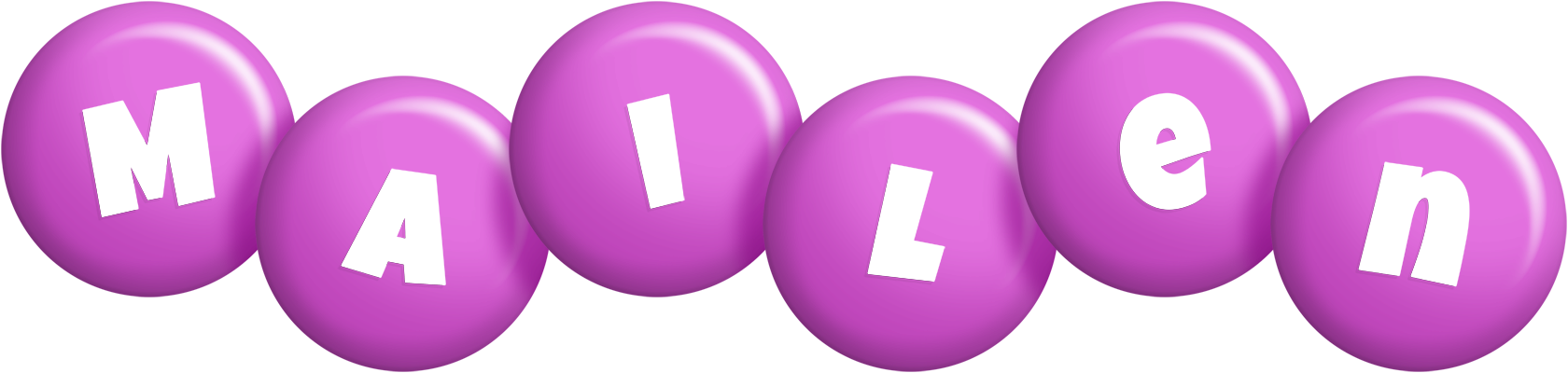 Mailen candy-purple logo