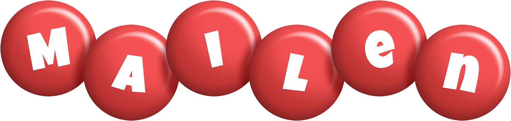 Mailen candy-red logo