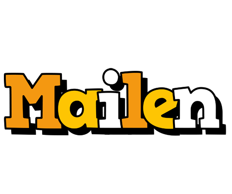 Mailen cartoon logo