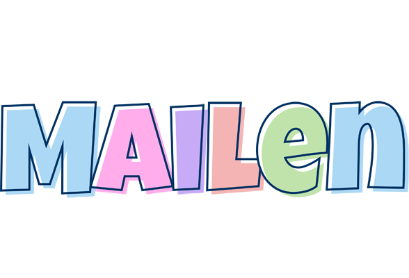 Mailen pastel logo