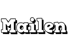 Mailen snowing logo