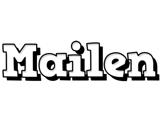 Mailen snowing logo