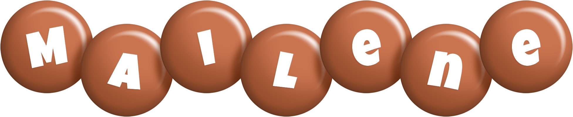 Mailene candy-brown logo