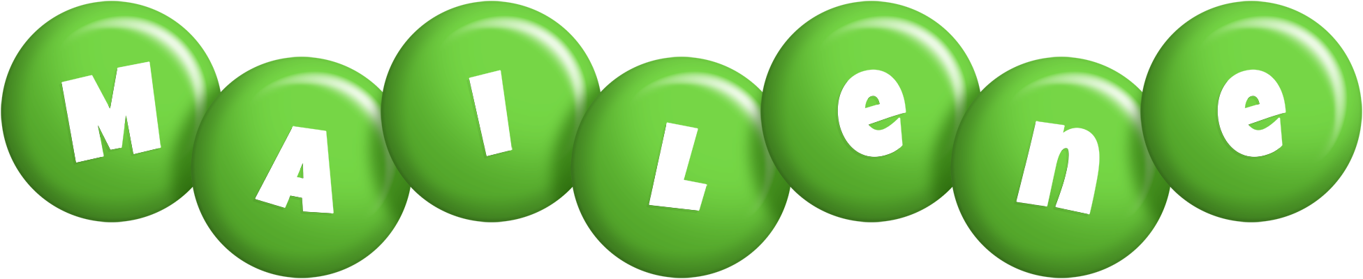 Mailene candy-green logo