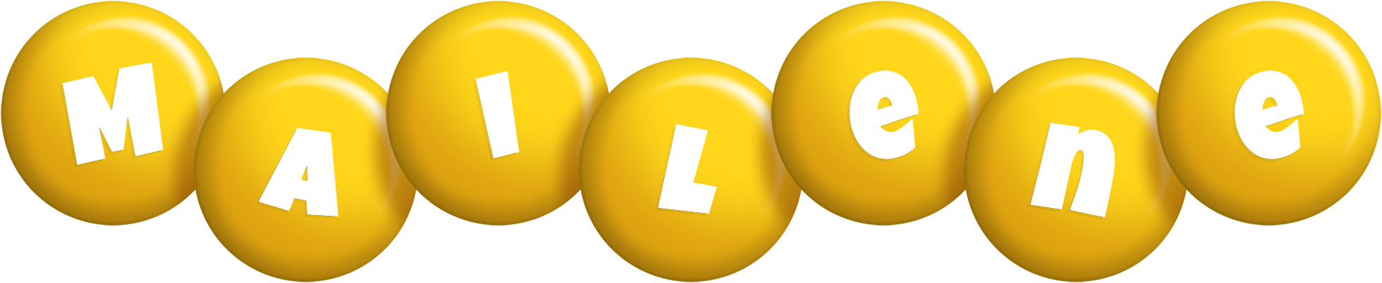 Mailene candy-yellow logo