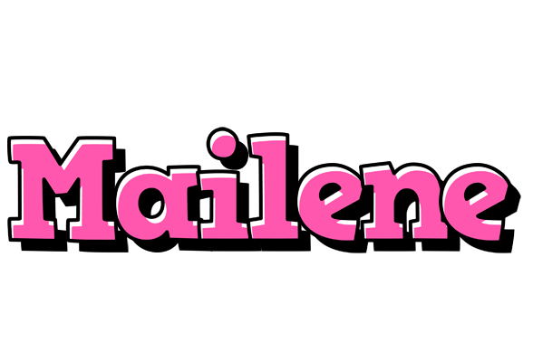 Mailene girlish logo