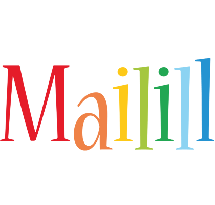 Mailill birthday logo