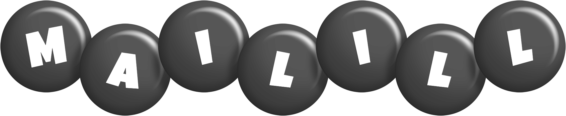 Mailill candy-black logo