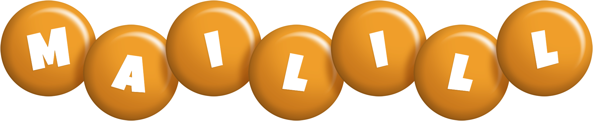 Mailill candy-orange logo