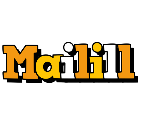 Mailill cartoon logo