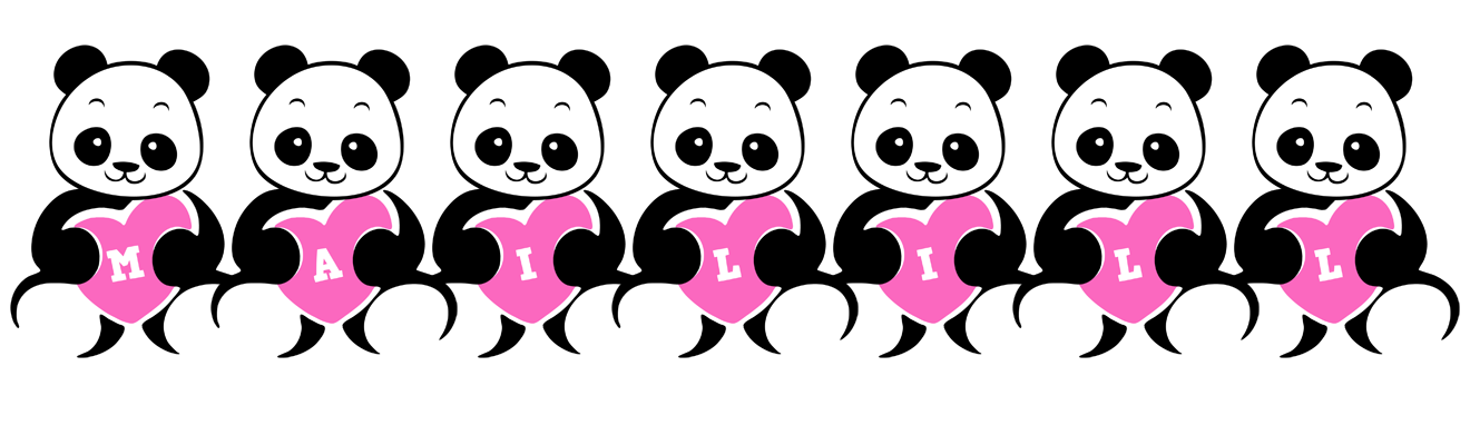 Mailill love-panda logo