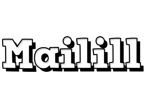 Mailill snowing logo