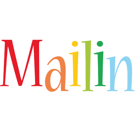 Mailin birthday logo