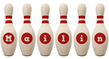 Mailin bowling-pin logo