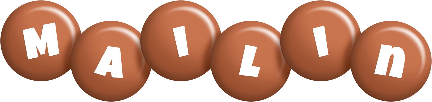 Mailin candy-brown logo