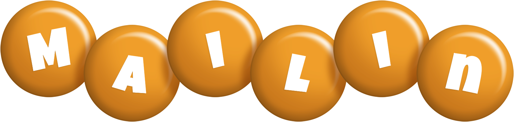 Mailin candy-orange logo