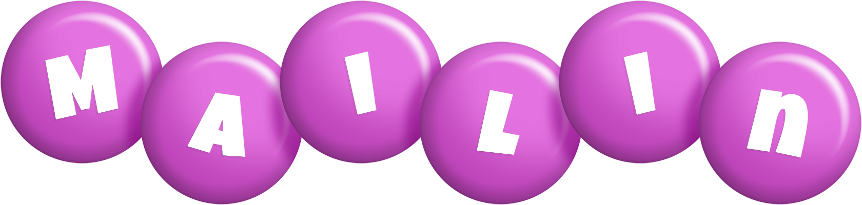 Mailin candy-purple logo