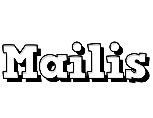 Mailis snowing logo