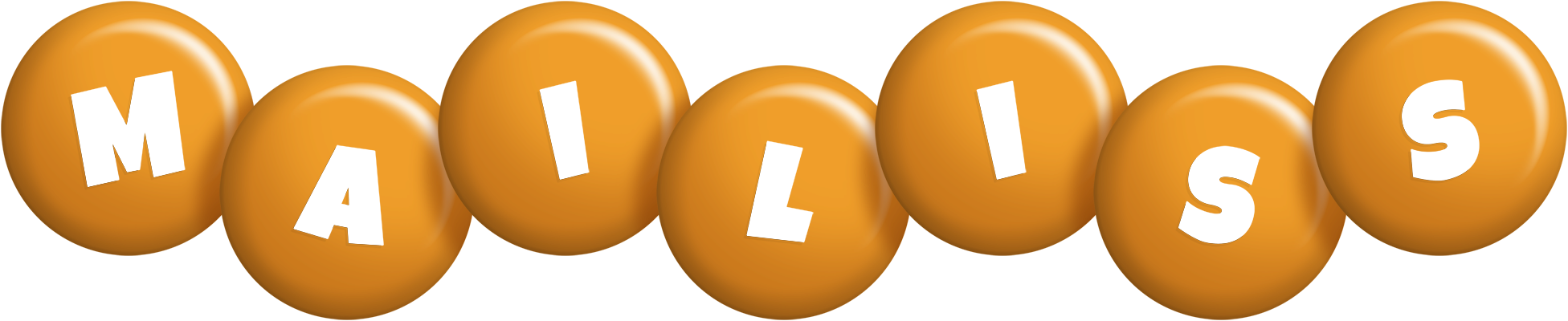 Mailiss candy-orange logo
