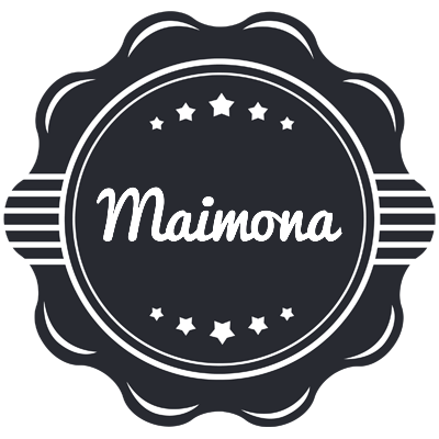 Maimona badge logo