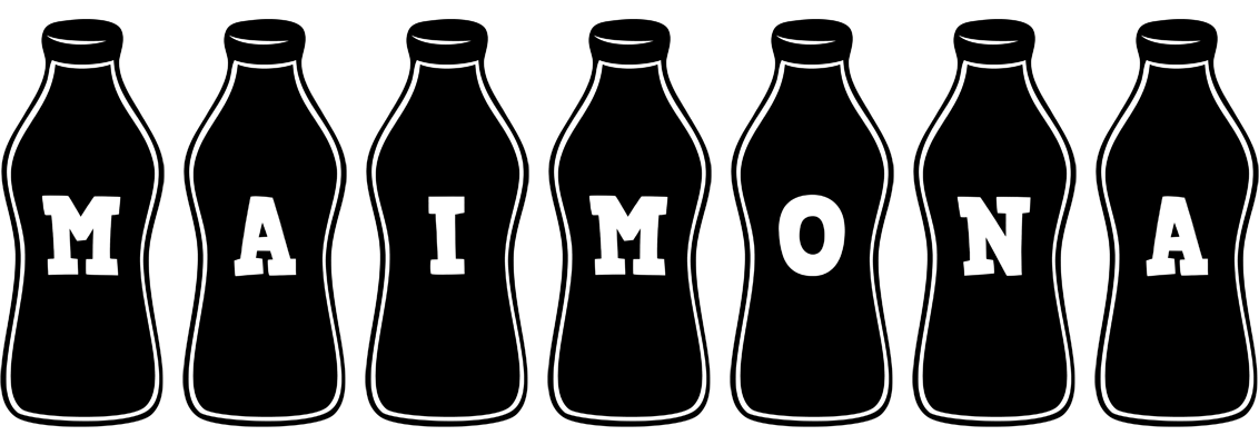 Maimona bottle logo
