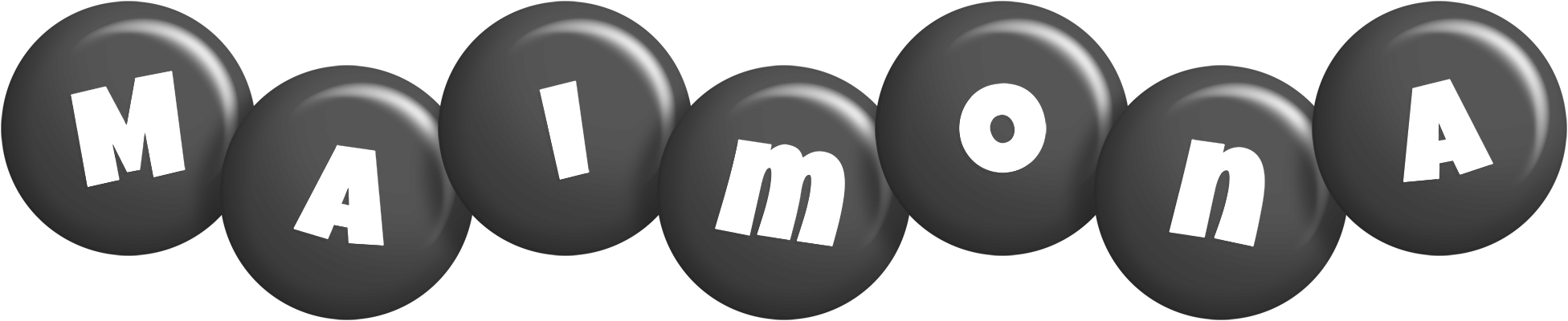 Maimona candy-black logo